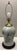 Chinese Rare Large 19th Century Chinese Porcelain Bulbous Vase Lamp, Pale Blue For Sale - Image 3 of 16