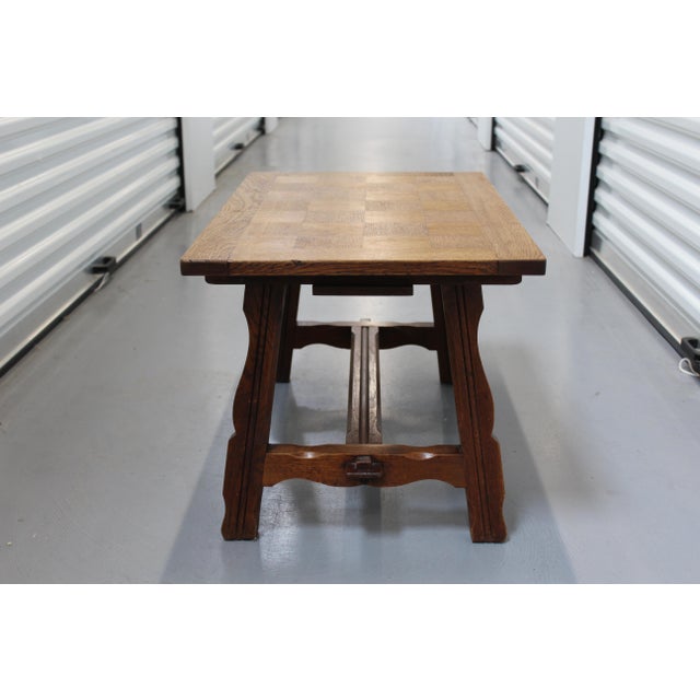 French solid wood coffee table Carved wood Side Table Sofa End table Cocktail table Living room furniture Dining room...