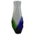 Czech Blue and Green Sommerso Art Glass Vase, 1970s For Sale - Image 12 of 12
