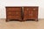 English Baker Furniture Georgian Carved Mahogany Nightstands, Newly Refinished For Sale - Image 3 of 11