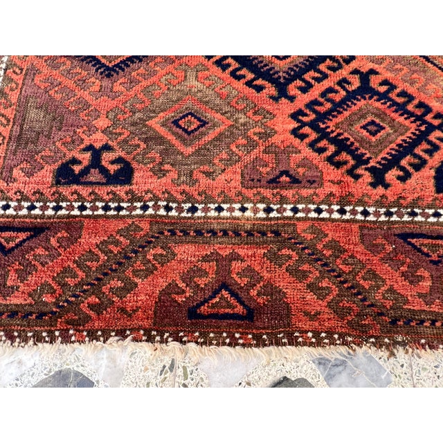 Antique Turkmen Yomut Hand-Knotted Wool Area Rug - 5'3" X 8'1" For Sale - Image 10 of 14