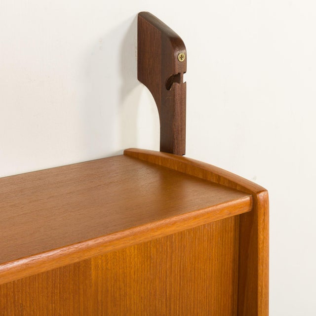 Small Ergo Wall Unit in Teak attributed to John Texmon, Norway 1960s For Sale - Image 13 of 15