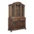 Antique Liegeois Hand-Carved Walnut Bookcase ~ China Buffet For Sale