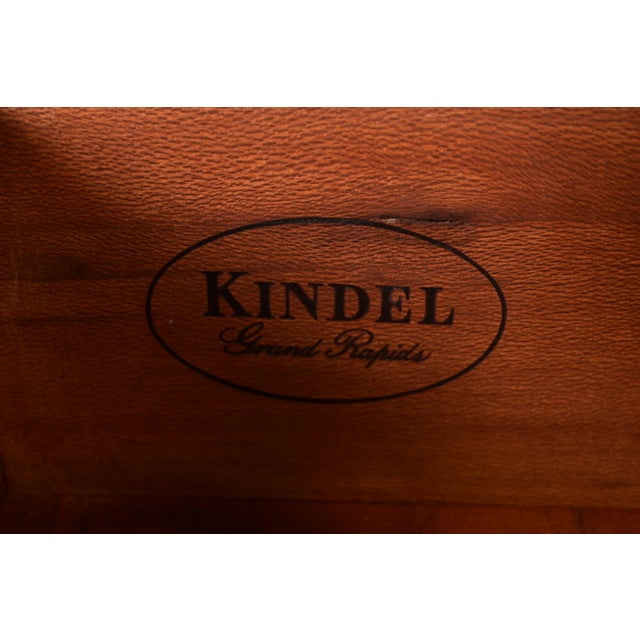 Kindel Furniture Georgian Hand-Painted Block Front Chest of Drawers For Sale - Image 10 of 15