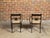 Brown Pair of English Regency Period Early 19th Century Black and Gold Armchairs For Sale - Image 8 of 12