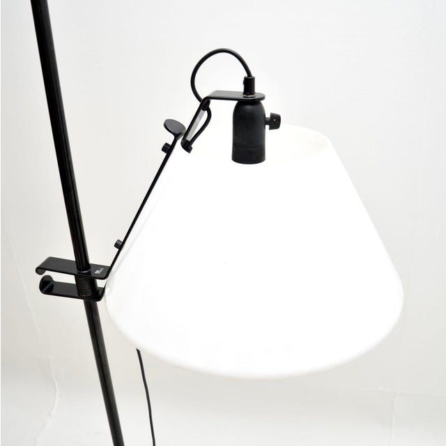 Black Spanish Floor Lamp by Joan Antoni Blanc for Metalarte, 1980s For Sale - Image 8 of 12