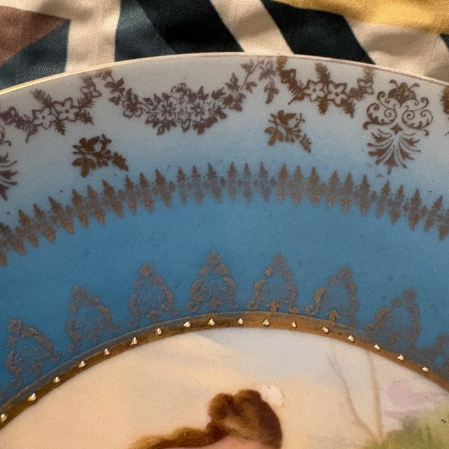 Late 19th Century Victoria Carlsbad Austria Cabinet Plate For Sale In Los Angeles - Image 6 of 8