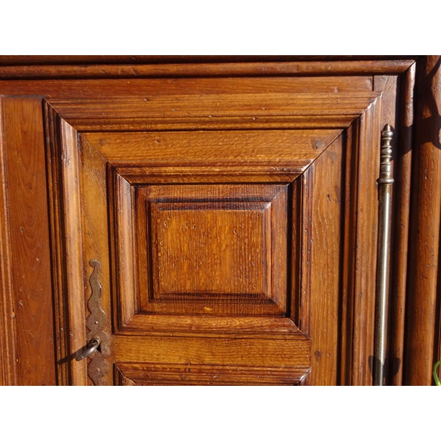 Brown Vintage High Sideboard in Oak, 1960s For Sale - Image 8 of 18