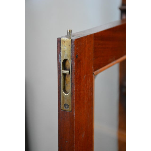 English Victorian Bookcase in Figured Walnut, 1870 For Sale - Image 18 of 18