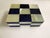 Lapis Lazuli Intarsia Mother of Pearl Vintage Jewelry Box For Sale - Image 12 of 14