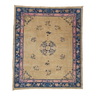 Antique Chinese Peking Rug, 08'03 X 09'08 For Sale