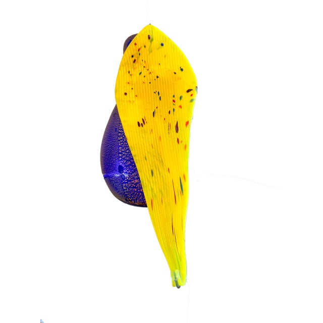 Mid-Century Modern Dale Chihuly Vase – Philodendron Ikebana 02 Pp, 2002 Hand-Blown Glass For Sale - Image 3 of 13