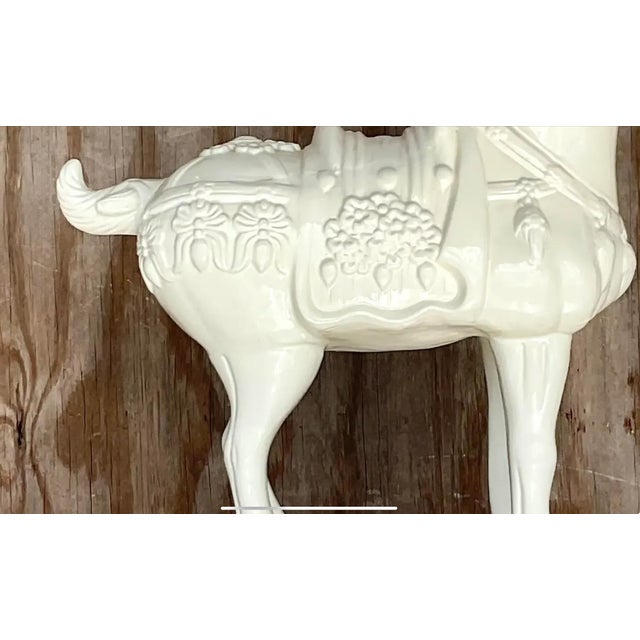 Vintage Asian Ceramic Tang Dynasty Style Horse For Sale - Image 12 of 12