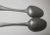 Metal Large Rare Pair Antique 18th Century Dutch Solid Heavy Cast Pewter Spoon 1700's For Sale - Image 7 of 10
