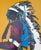 Wood Large 50" Style of Fritz Scholder Native American Framed Print in Canvas For Sale - Image 7 of 13