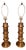 Hollywood Regency Mega Stalk Faux Bamboo Lamps - a Pair For Sale