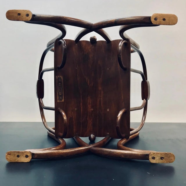 Coffee 19th Century Thonet Music Rack No.1 For Sale - Image 8 of 10