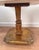 Late 20th Century Pair of Vintage Hollywood Regency Gilt Pedestal Tables With Marble Tops For Sale - Image 5 of 9
