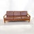 Wood Mid-Century Danish Modern Leather & Teak 3-Seater Sofa by Jens-Juul Christensen for JK, Denmark, 1960s For Sale - Image 7 of 7