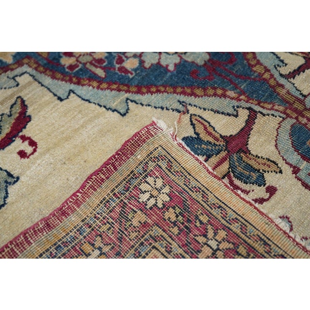 Late 19th Century Antique Kerman Rug 9'8'' X 14'6'' For Sale - Image 9 of 10