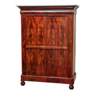 Biedermeier Secretary with Secret Drawers For Sale