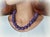 Contemporary Chatoyant Charoite Necklace With Sterling Silver Charoite Clasp For Sale - Image 3 of 9