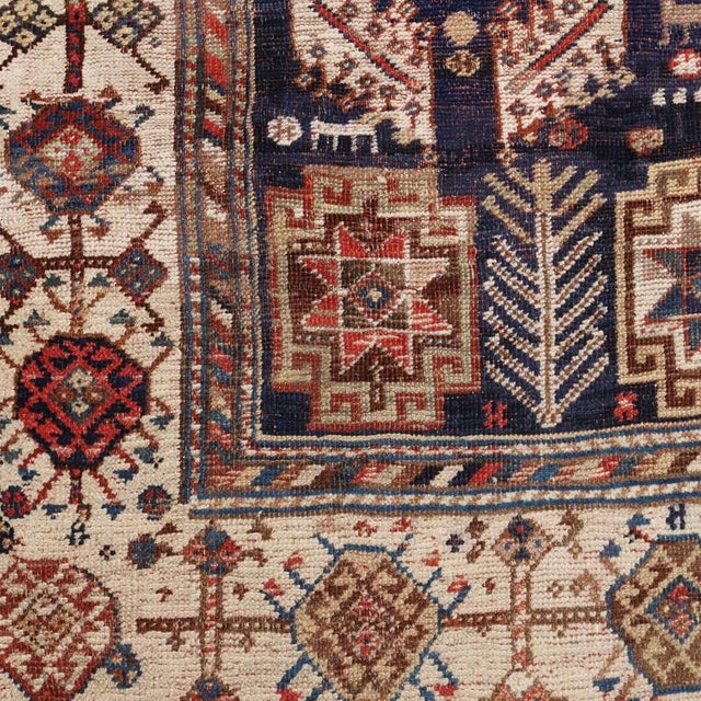 Middle Eastern Shiraz Rug For Sale - Image 5 of 8