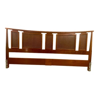 1950s Mid-Century King Headboard For Sale