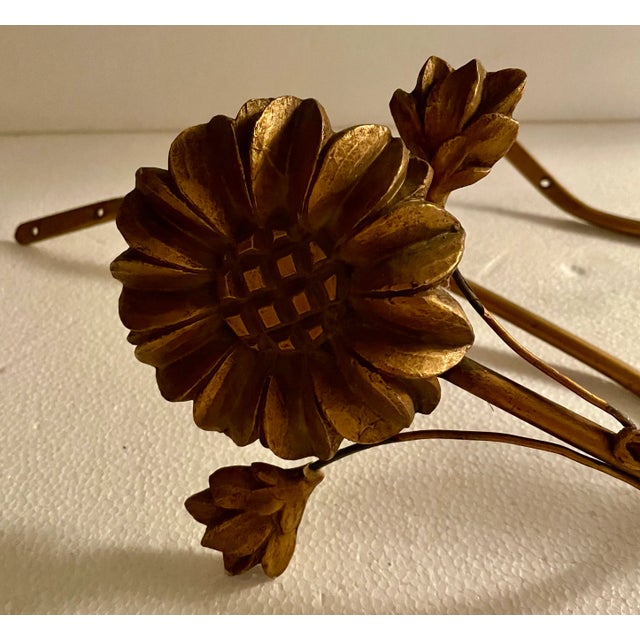 Sunflower gold curtain tiebacks a pair.