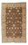 Late 20th Century Handmade Brown Persian Rug Sultanabad Design For Sale
