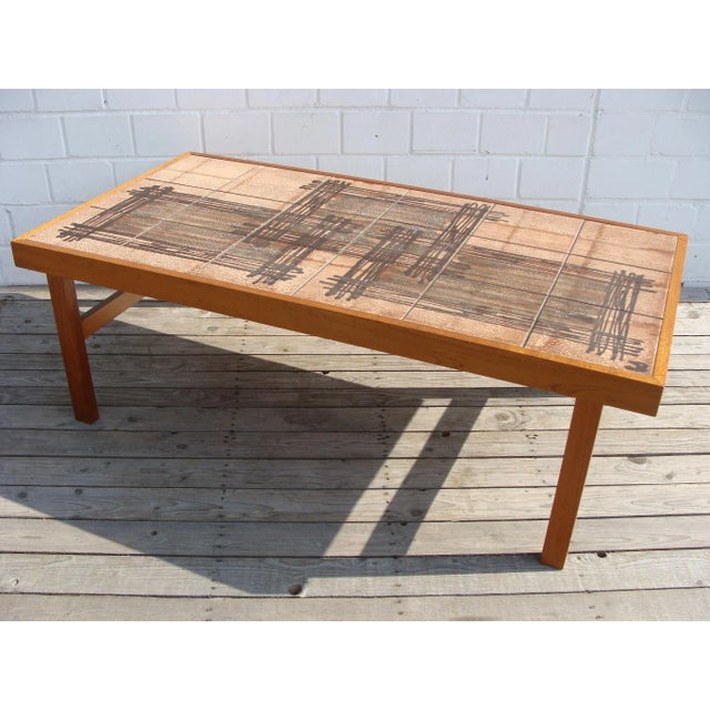 Danish Tiled Coffee Table from Trioh, 1960s For Sale - Image 13 of 18