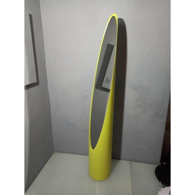 Floor Mirror Model Unghia Nail Lipstick in Lime For Sale - Image 16 of 16