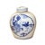 Chinoiserie Chinese Blue White Ceramic People Scenery Graphic Ginger Jar For Sale - Image 3 of 7