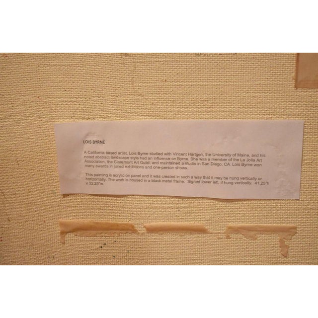 1960s 1960s Lois Byrne - 60s Original Abstract Painting, Framed For Sale - Image 5 of 6