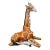 Large Italian Majolica Terracotta Glazed Giraffe For Sale