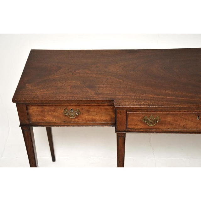 Late 18th Century Large Antique Georgian Console Table, 1790s For Sale - Image 5 of 14