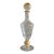 Vintage Italian Hand-Blown Art Glass Decanter With Gold Accents, Murano Style For Sale