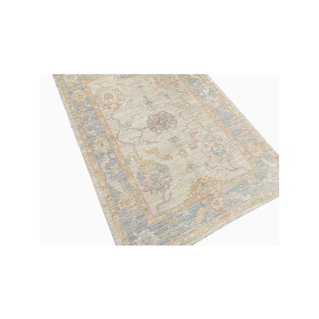 4x6 Turkish Oushak Area Rug - 111075 For Sale In Dallas - Image 6 of 8