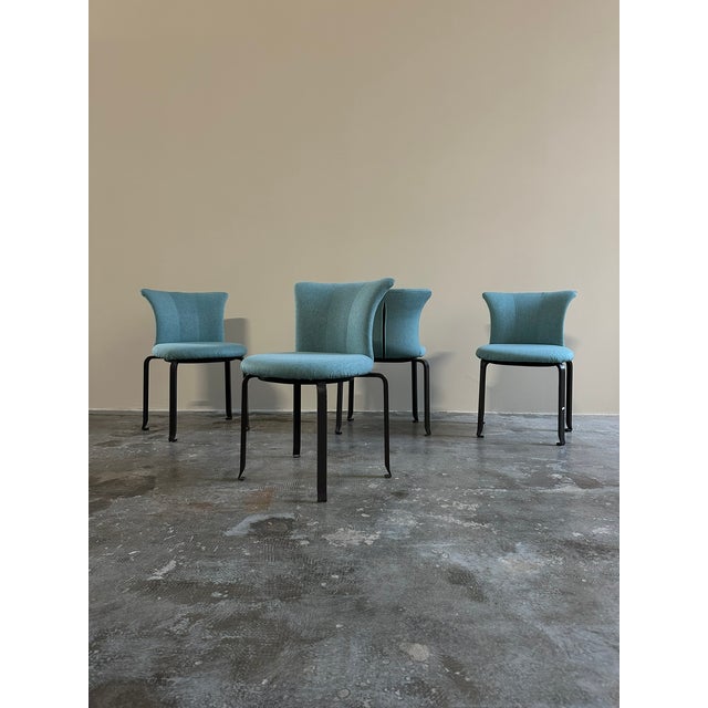 Vintage Japanese Miabi Chairs by Kazuhide Takahama for B&B Italia, 1980s, Set of 4 For Sale - Image 6 of 11