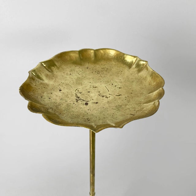 Metal Mid-Century Modern Italian Ashtrays in Brass and Marble, 1950s, Set of 2 For Sale - Image 7 of 17