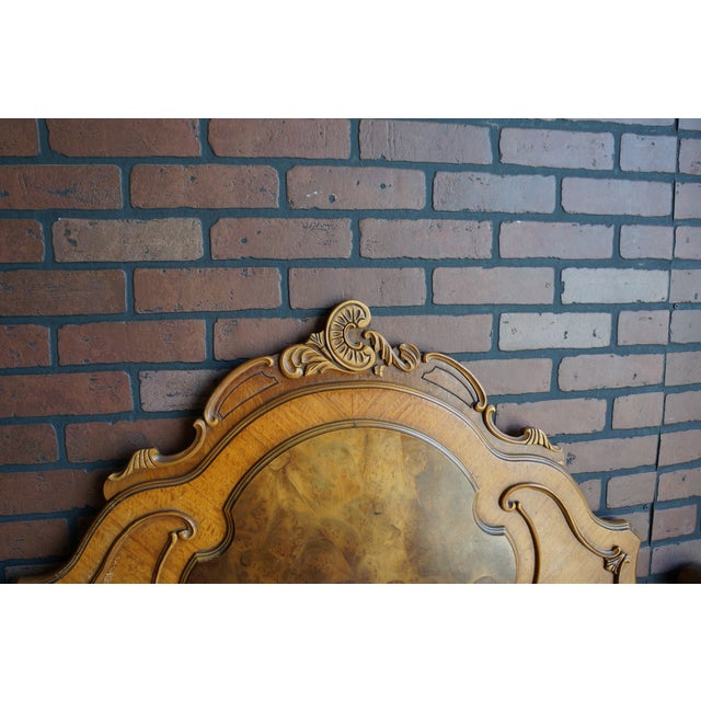 French Provincial Antique French Style Full Bed Frame For Sale - Image 3 of 10