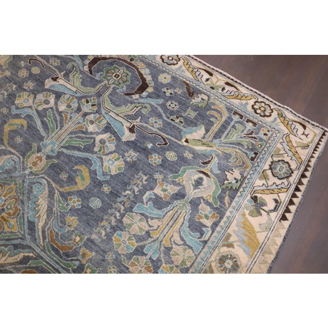 Zabihi Collection Northwest Persian Square Room Size Rug For Sale - Image 4 of 9