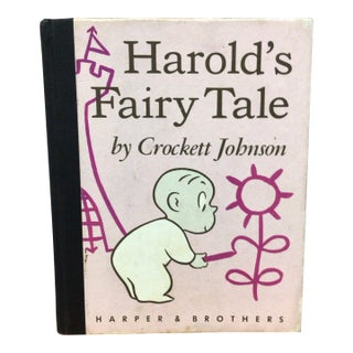 First Edition Hardcover Copy of the Children's Book Harold's Fairy Tale by Crockett Johnson For Sale