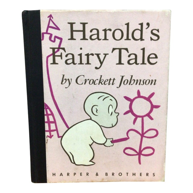 First Edition Hardcover Copy of the Children's Book Harold's Fairy Tale by Crockett Johnson For Sale
