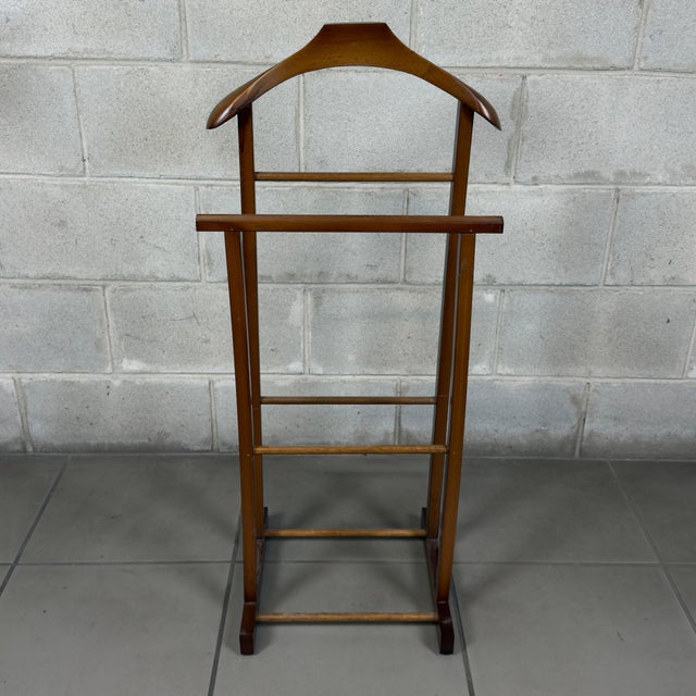 1970s Vintage Wooden Valet Stand, 1970s For Sale - Image 5 of 8