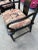 Mid-Century Modern 1970s Pair of Black Painted Cushioned Kings Dining Asian Ming Chairs For Sale - Image 3 of 8