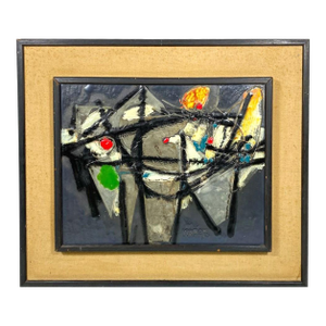 Mid Century Abstract Expressionist Painting