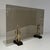 1970s Modernist Smoked Glass and Bronze Fire Screen in the Style of Raymond Subes For Sale - Image 5 of 12