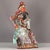 A monumental and elaborately decorated Chinese porcelain sculpture of Guan Gong (Lord Guan), the revered historical...