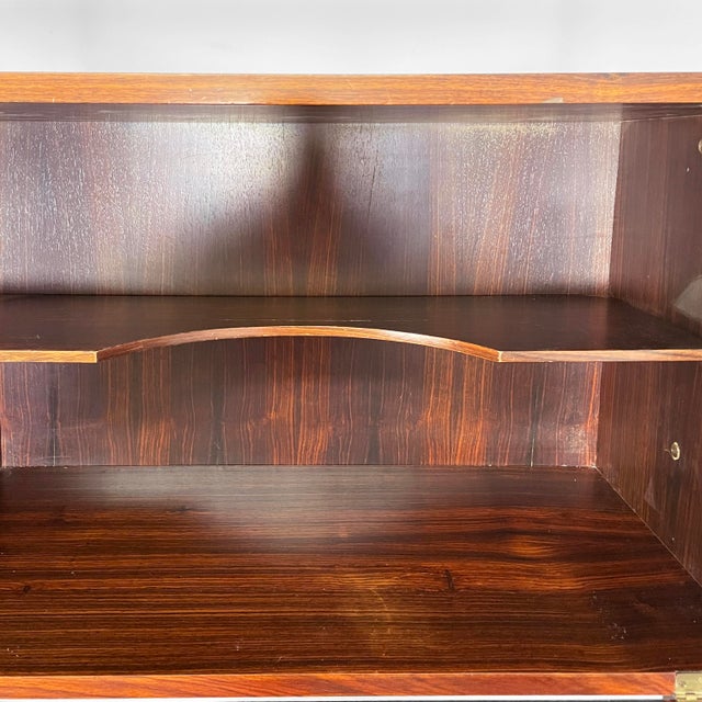 Mid-Century Modern Italian Modular Bookcase in Wood and Metal, 1960s For Sale - Image 9 of 18